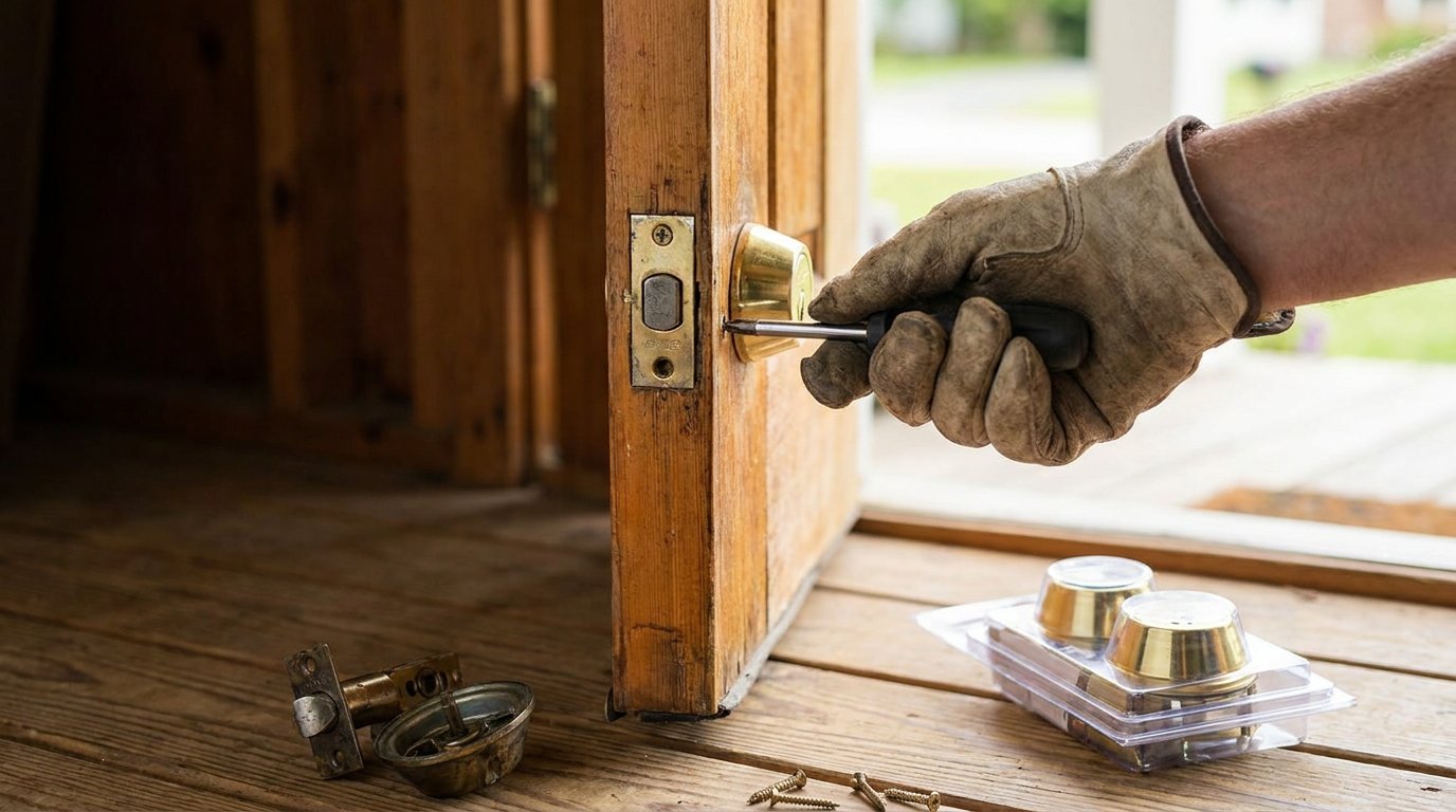 How to Replace a Door Lock or Deadbolt — Move-In Security Upgrade in 20 Minutes