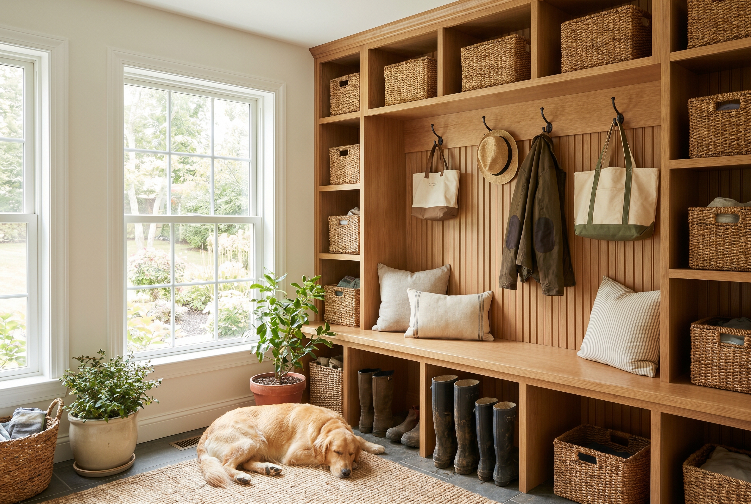 Weekend Mudroom Upgrade for Busy Families